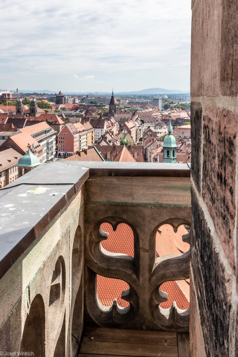 Ausblick vom Sebald Turm Nürnberg