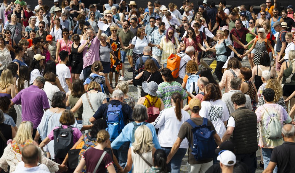 Gemeinsam griechisch tanzen 2024, Foto: Uwe Niklas