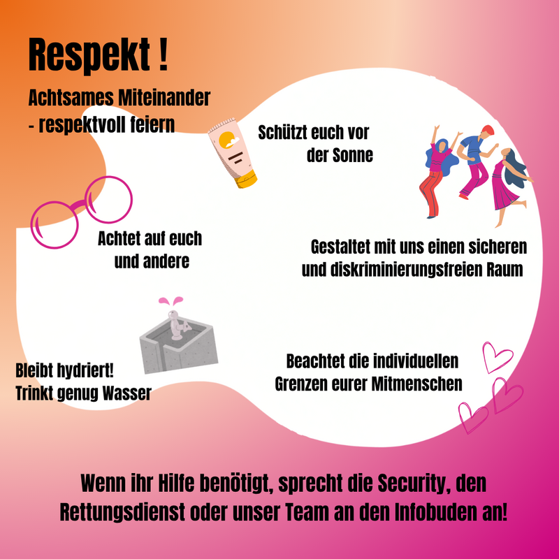 Respekt! Achtsames Miteinander- respektvoll feiern!